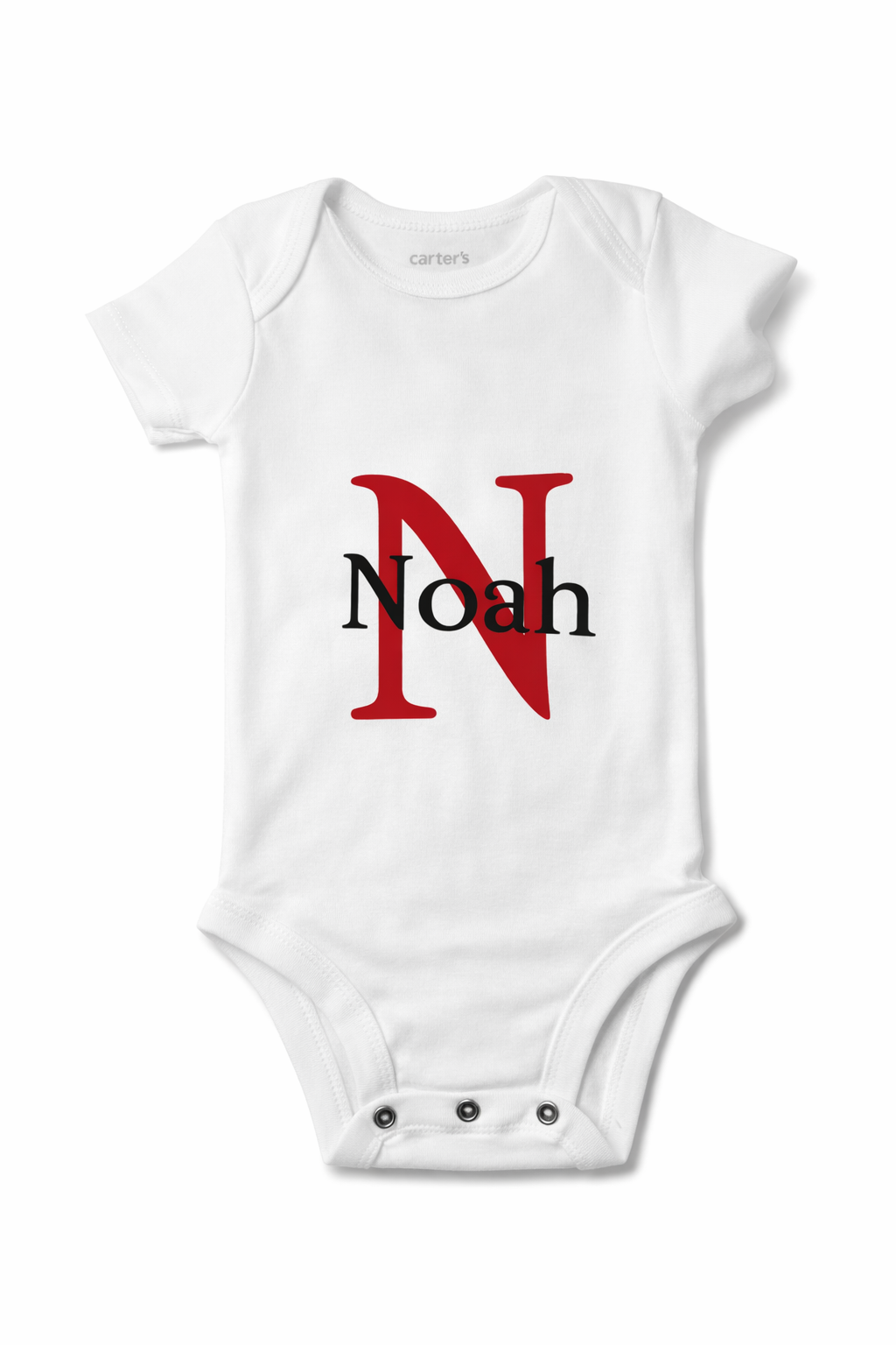 Custom Initial Name Baby Onesie