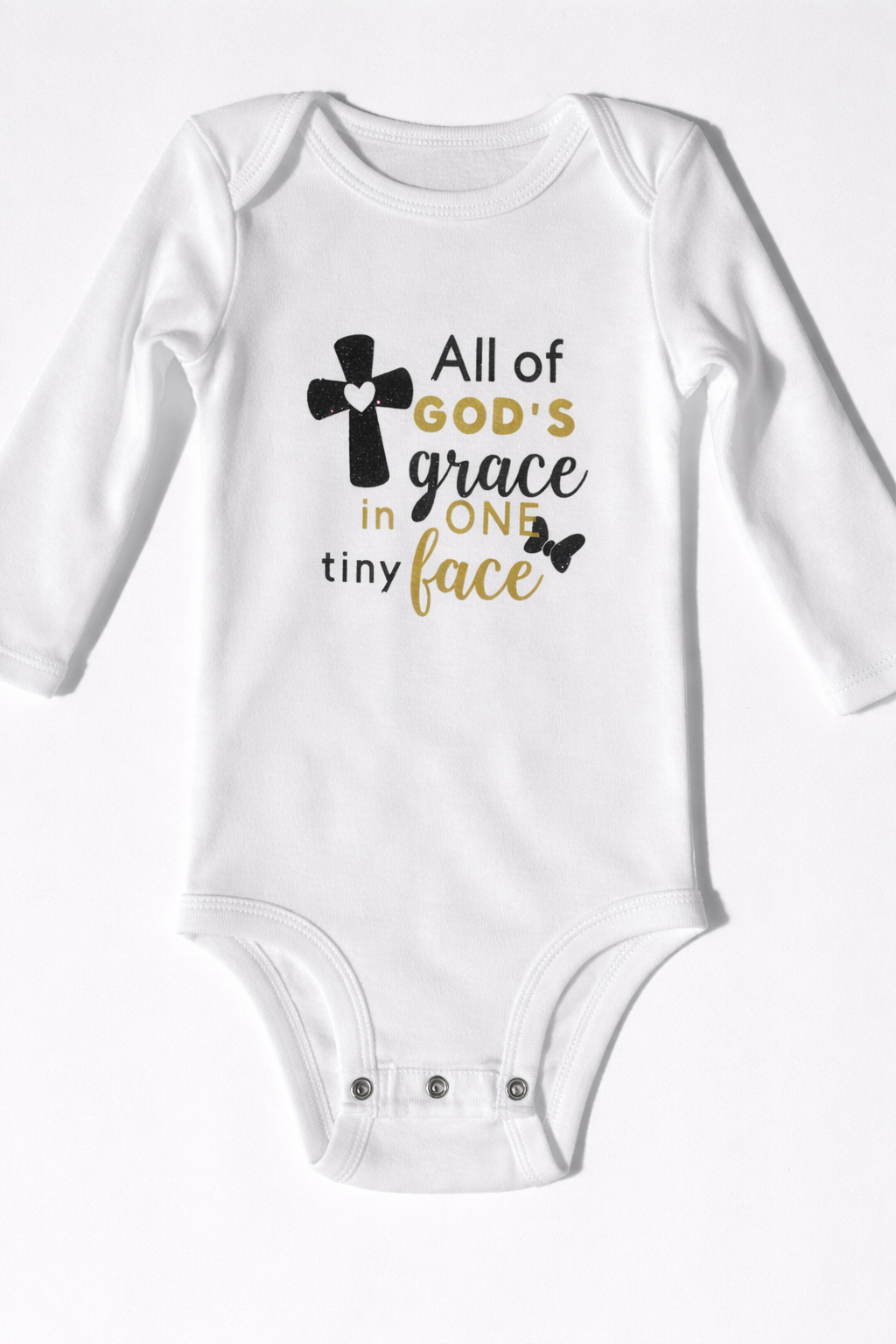 All of God’s Grace Baby Onesie