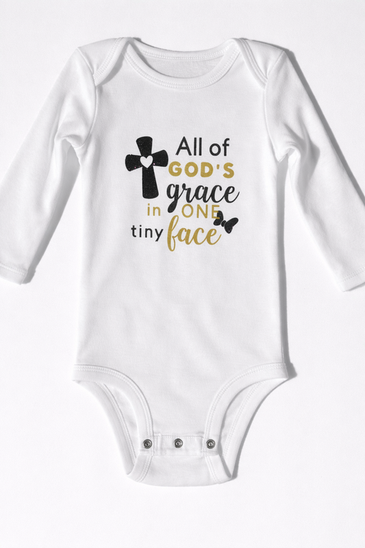 All of God’s Grace Baby Onesie