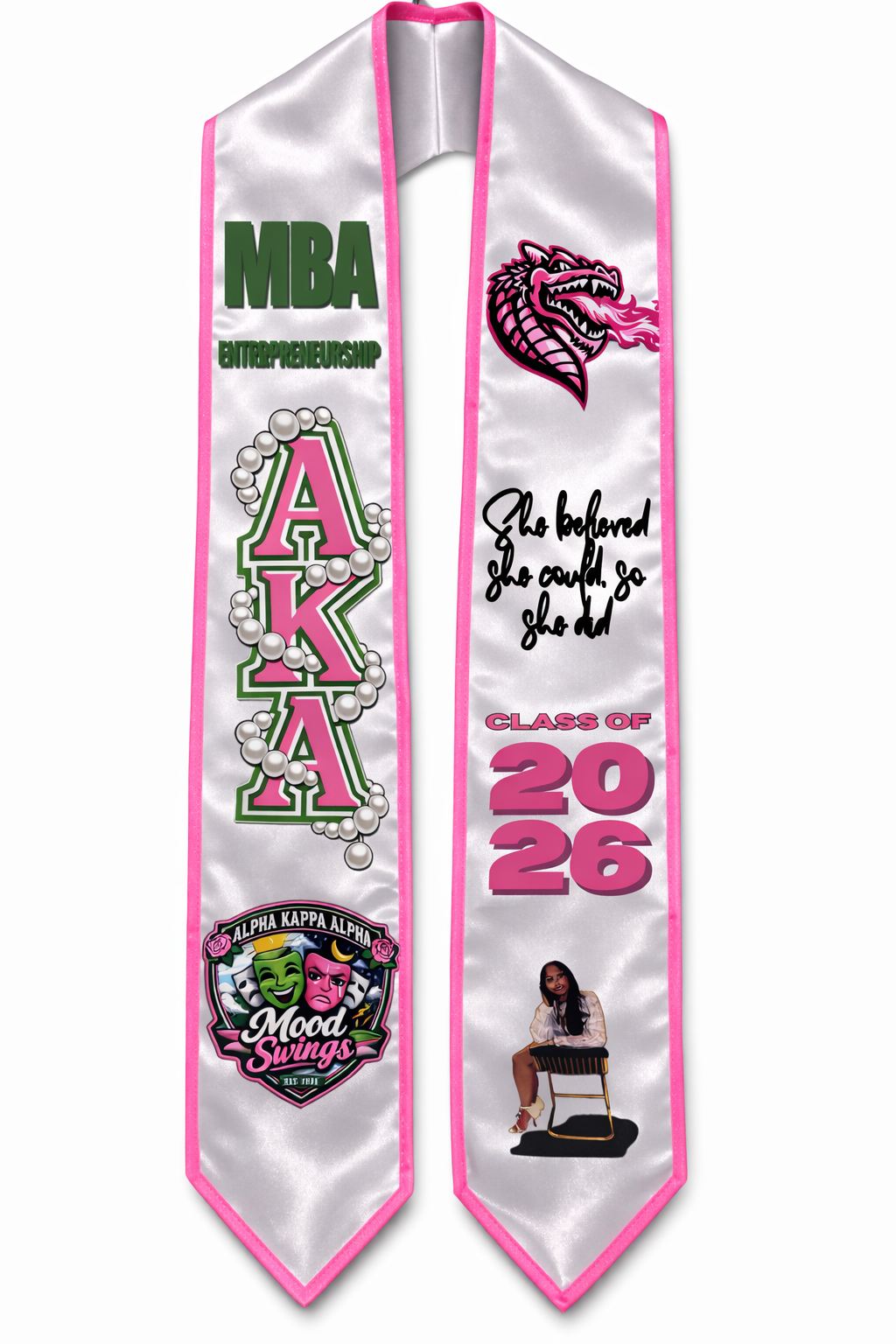 Custom Graduation Stole