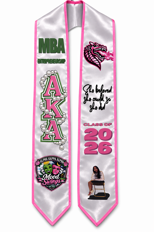 Custom Graduation Stole